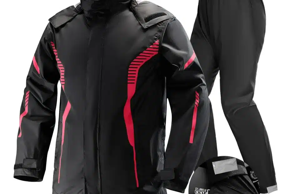 Conforto e Proteção: O Conjunto de Chuva Ideal para Motociclistas 1 Conjunto de Chuva Motoqueiro em Nylon