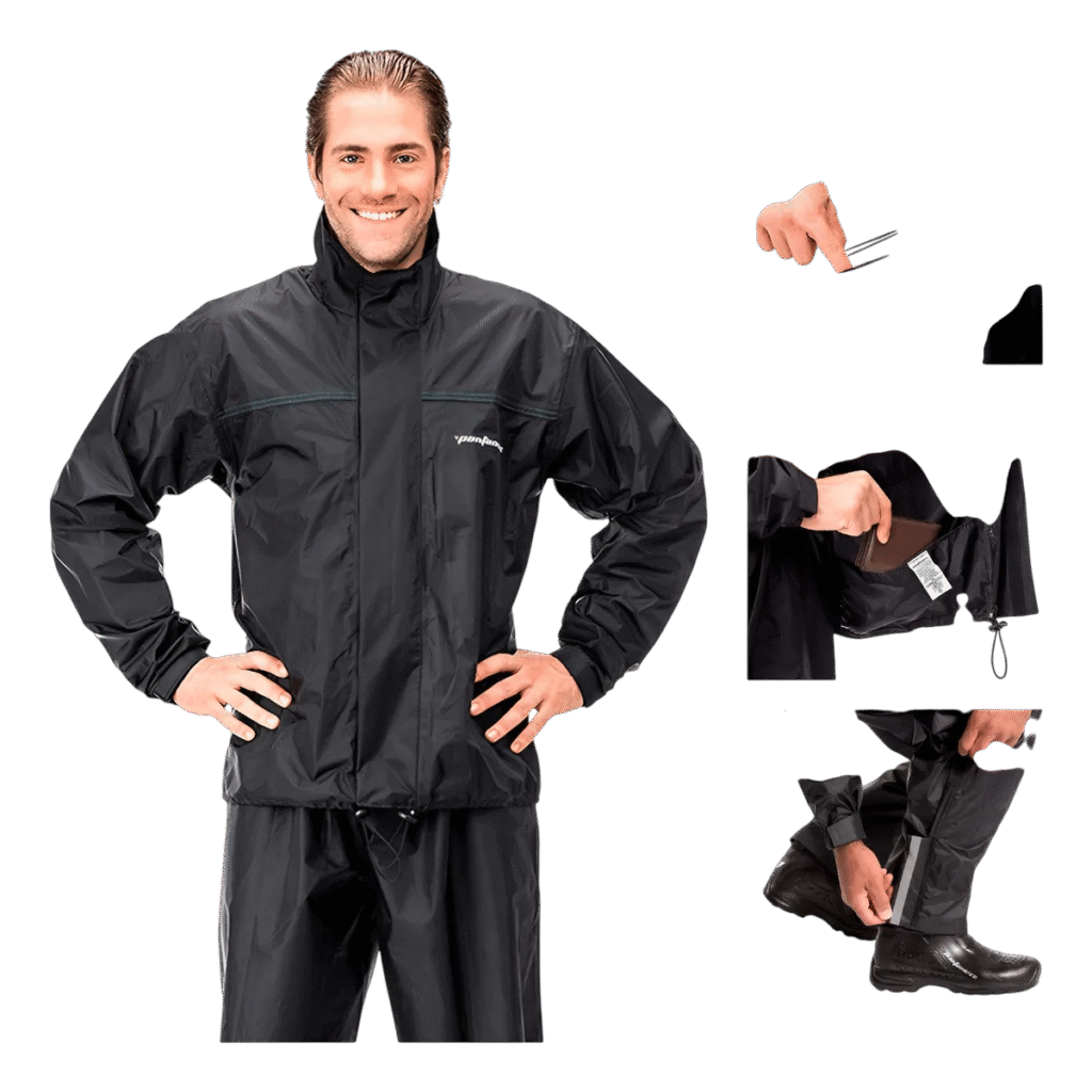 A Melhor Capa De Chuva Pantaneiro Nylon para Motociclistas 4 image Photoroom 4