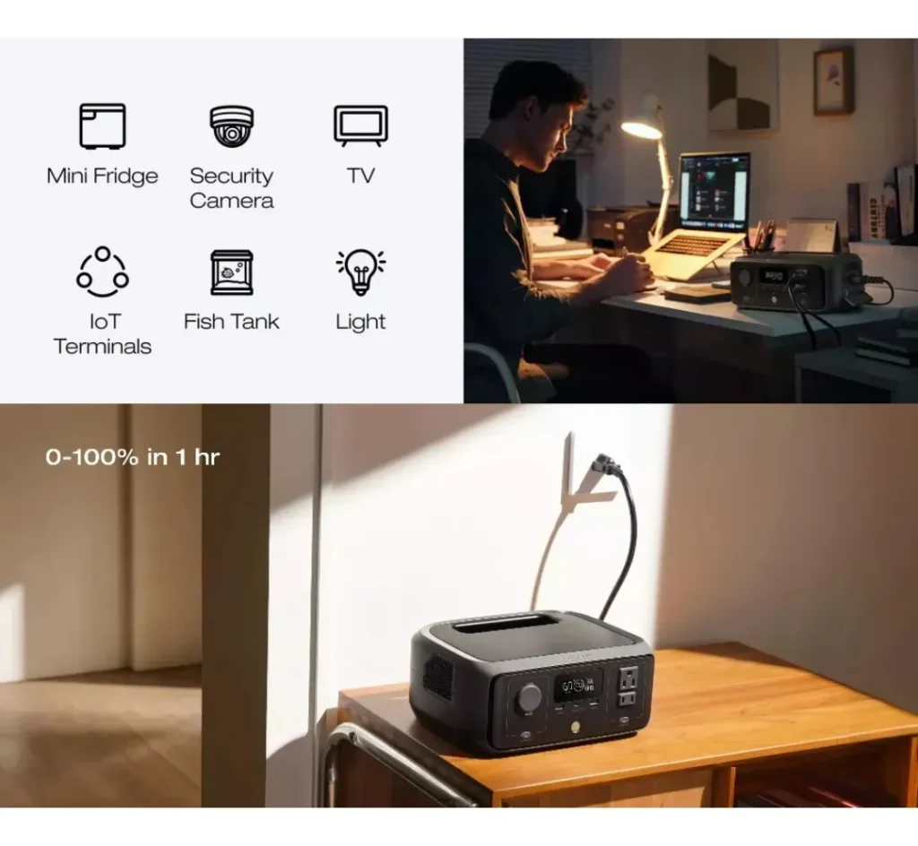 Por Que Escolher a Estação de Energia Portátil Ecoflow River 3 ? 2 estação de energia portátil River3