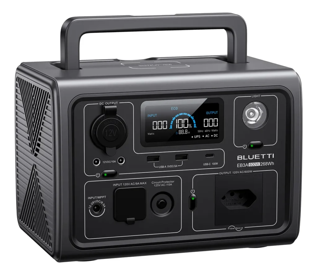 Estação de Energia Portátil Bluetti EB3A: Carregue Em Qualquer Lugar 2 estação de energia portátil