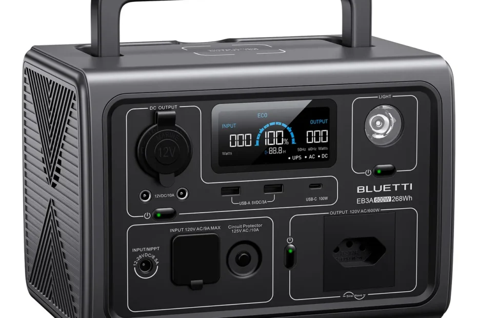 estação de energia portátil